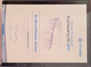 Doctor Invisalign Platinum Elite 2011 Málaga